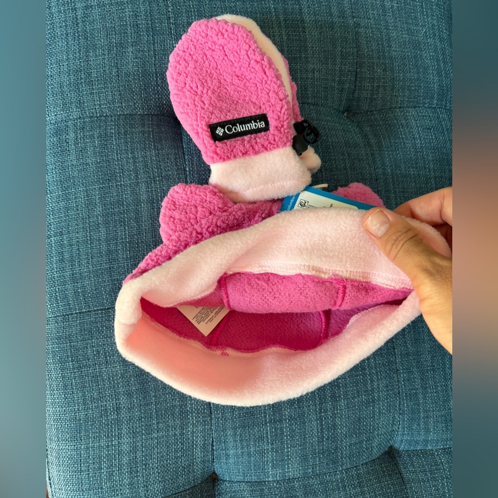 💕 Columbia Rugged Ridge Beanie & Mitten Set- Infants'-NWT - Picture 8 of 8